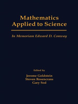 cover image of Mathematics Applied to Science